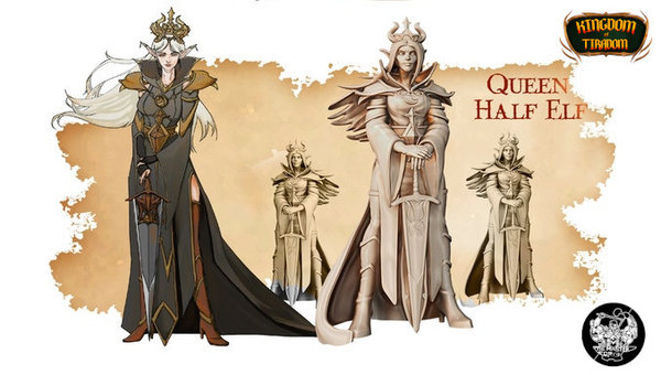 Half Elf Queen - Kingdom of Tiradom