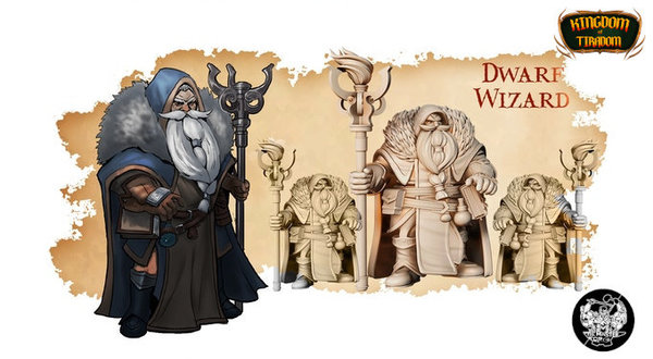 Dwarf Wizard - Kingdom of Tiradom