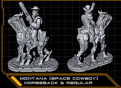 Montana (Space Cowboy) Horseback - Novus Landing
