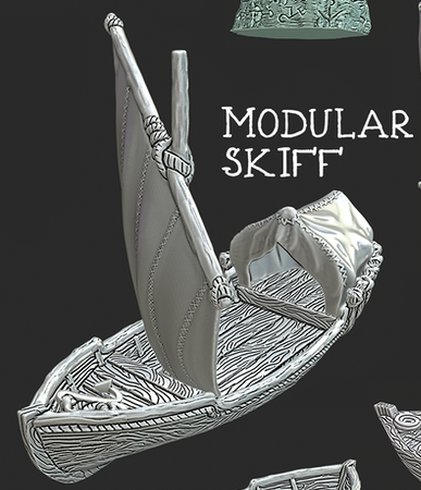 Modular Skiff - Segeljolle - Depths of Savage Atoll