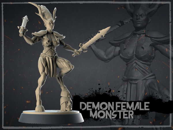 Demon Female Monster - Dark Fantasy Creatures