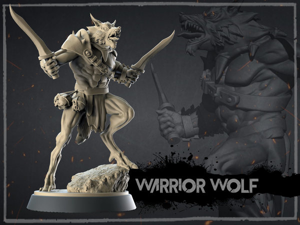 Warrior Wolf - Dark Fantasy Creatures