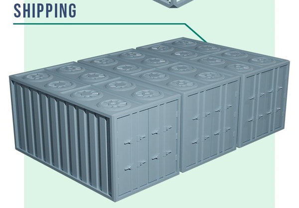 Shipping Container - Scatter Terrain - Harvest IV Terrain