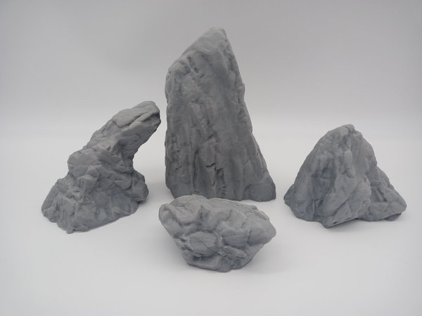 Tabletop Gelände Rocks - Vier Felsen