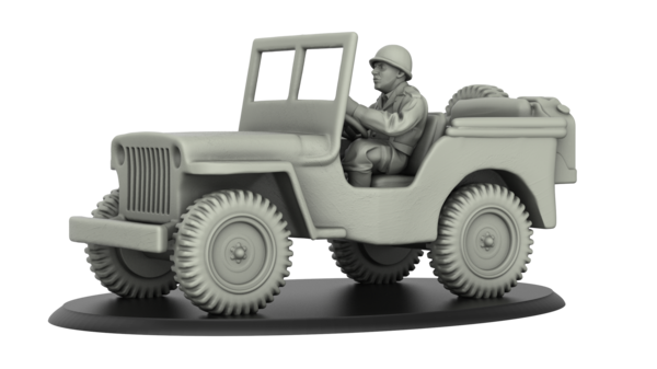 US Jeep - Modell 28mm Maßstab - World War 2